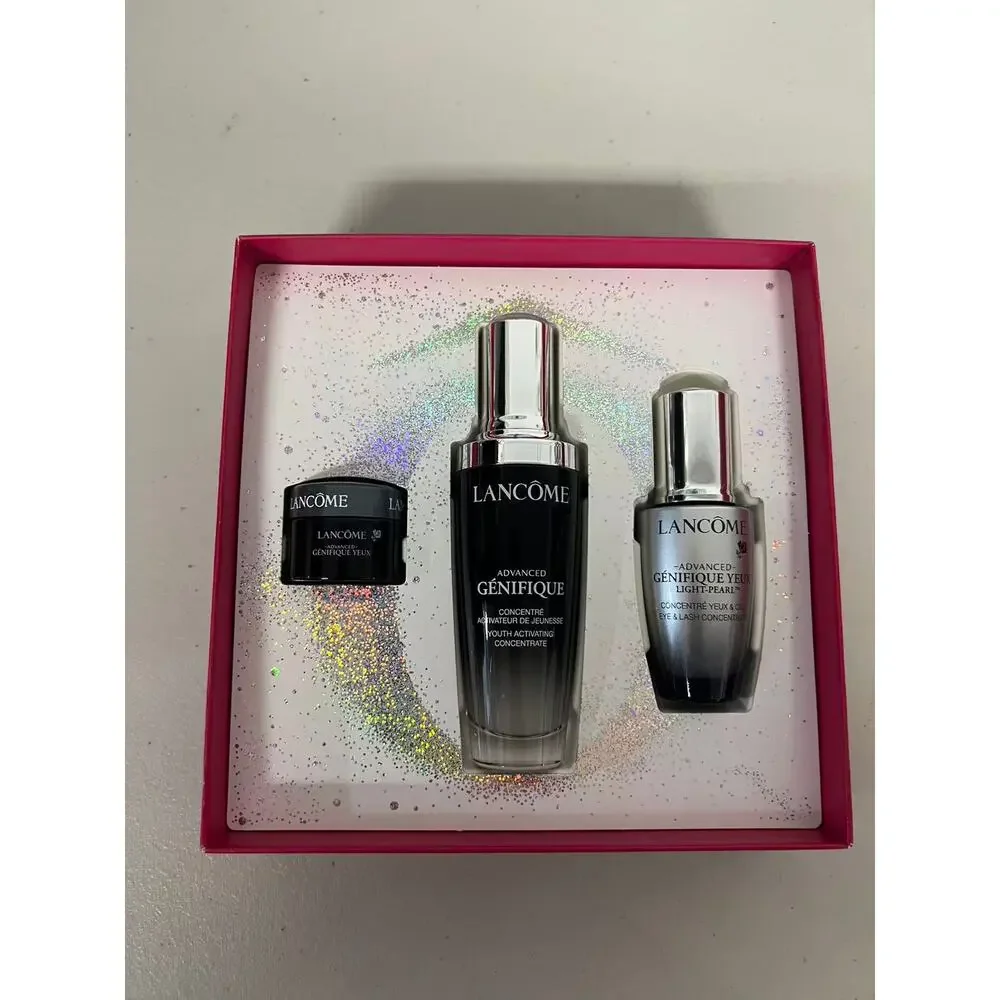 Lancôme Advanced Genifique 3-Piece Gift Set, Black Bottle Repair Skincare Kit